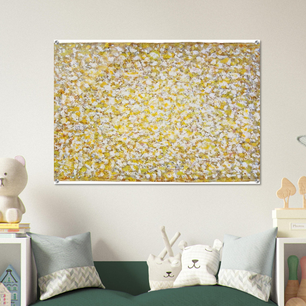 Serpentine Saffron - 1969 - Richard Pousette-Dart Acrylic Print - 70x100 cm / 28x40″ inches