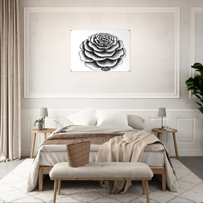 FLOWER 1 - MC Escher Acrylic Print - 70x100 cm / 28x40″ inches | Maurits Cornelis Escher Prints