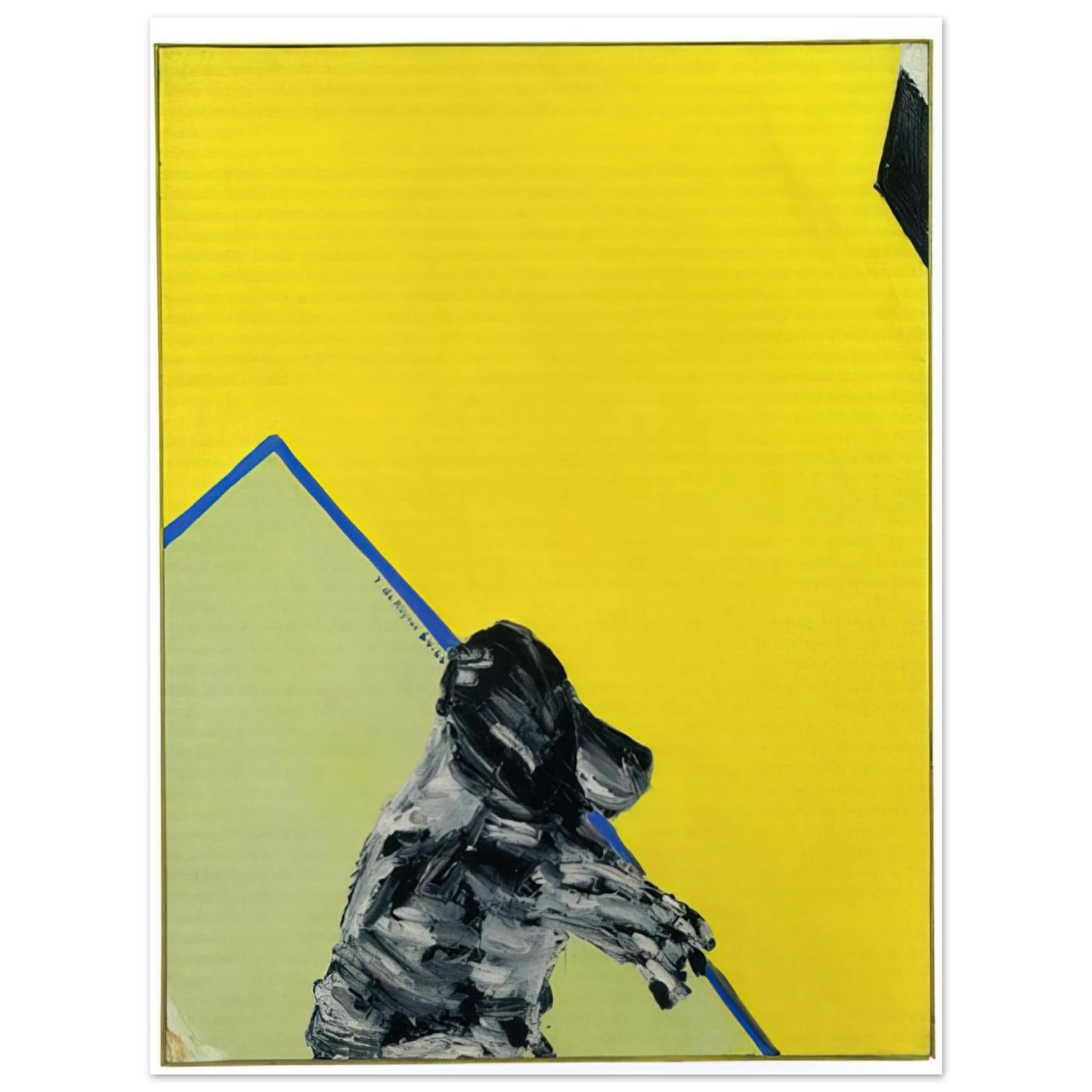 Raoul De Keyser - Baron in Al Held-Veld - 1966  75x100 cm / 30x40inches Fine Art Poster