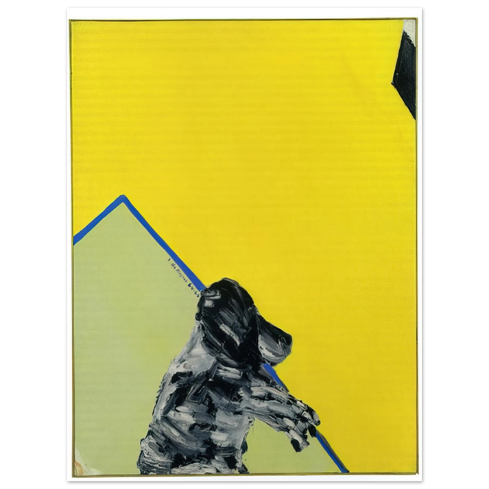 Raoul De Keyser - Baron in Al Held-Veld - 1966  75x100 cm / 30x40inches Fine Art Poster