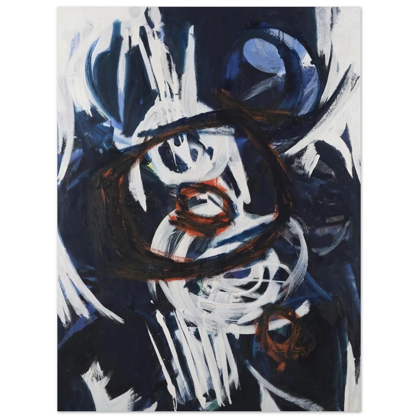 Ernst Wilhelm Nay - Crescendo - 1963  75x100 cm / 30x40inches Fine Art Poster