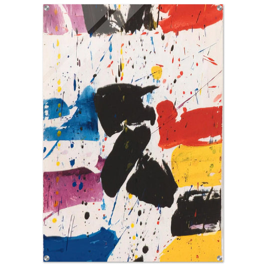 Hommage to Alfred Jensen - Sam Francis Acrylic Print - 70x100 cm / 28x40″ inches | Sam Francis Wall Art | Sam Francis Prints