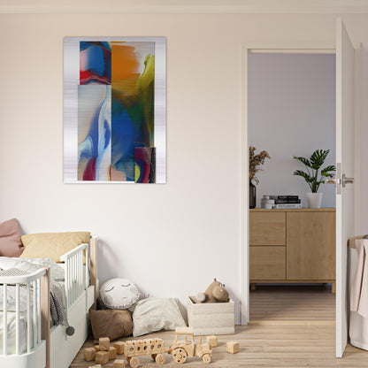 Lot and Square - Sam Gilliam Brushed Aluminum Print - 70x100 cm / 28x40 inches | Sam Gilliam Aluminum Print | Sam Gilliam Prints