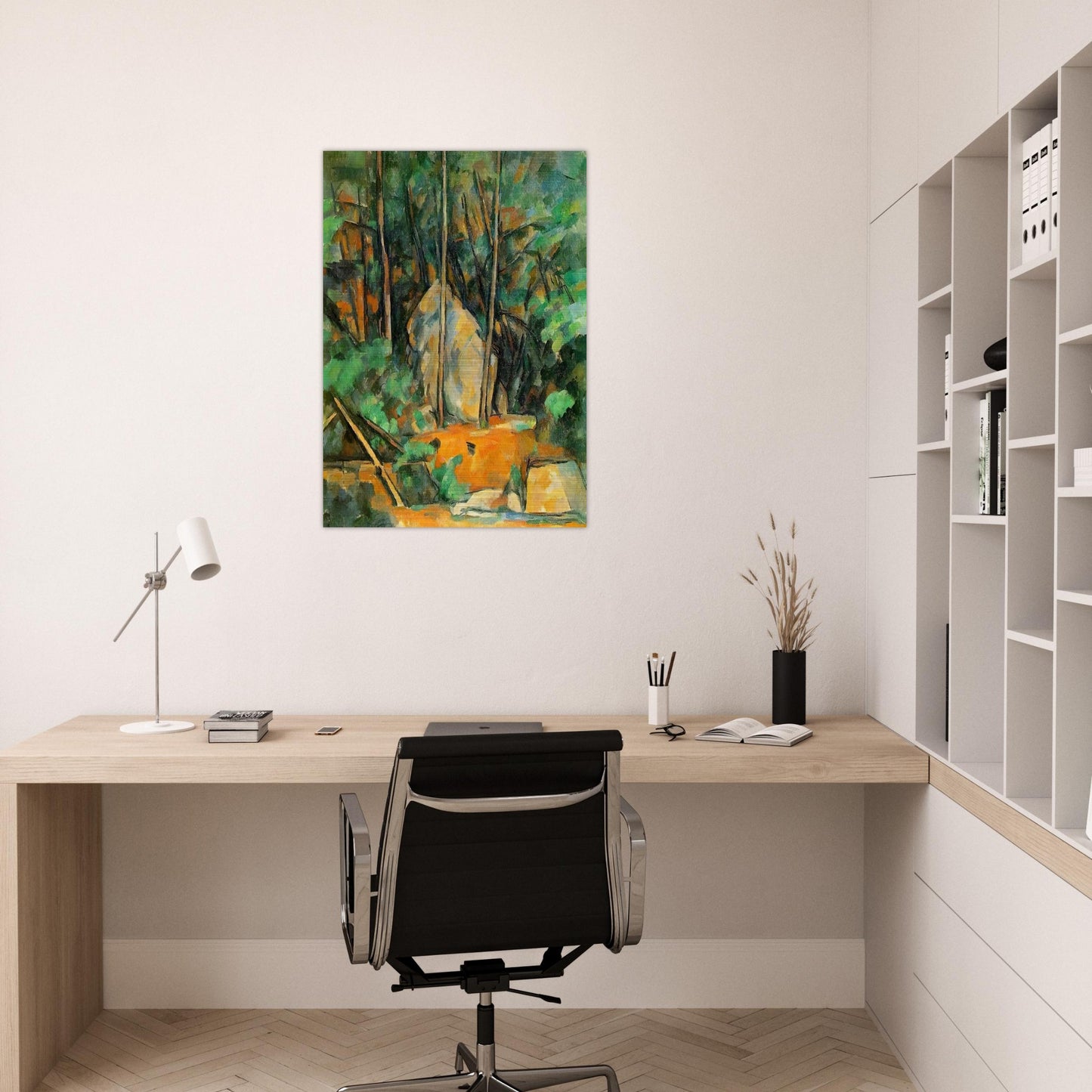 In the Park of Chateau Noir - Paul Cézanne Brushed Aluminum Print - 70x100 cm / 28x40 inches | Paul Cézanne Aluminum Print | Paul Cézanne Prints