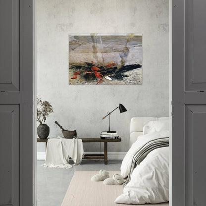 EMBERS 2000 - Andrew Wyeth Brushed Aluminum Print - 70x100 cm / 28x40 inches | Andrew Wyeth Aluminum Print | Andrew Wyeth Prints