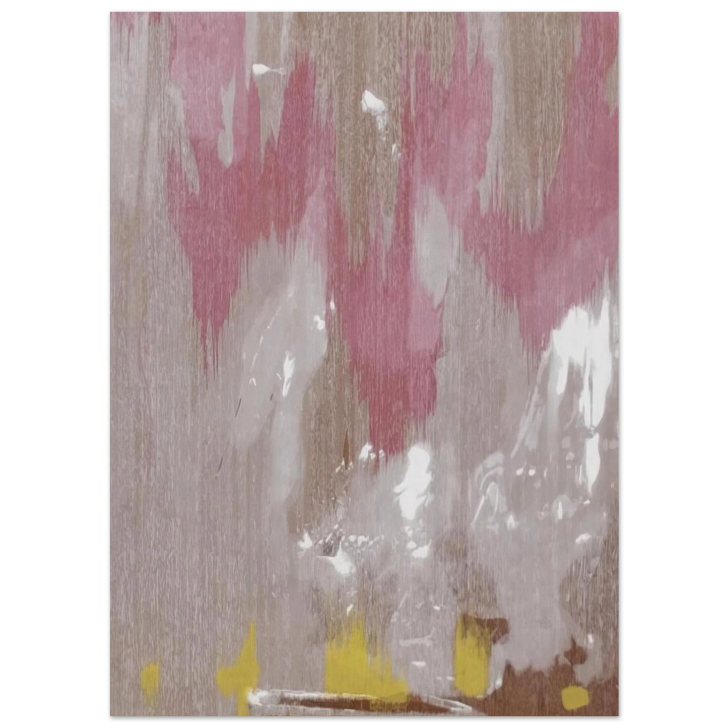 Helen Frankenthaler - Tales of Genji IV - 1998 Wall art - 45x60 cm / 18x24 inches - Premium Wooden Framed Poster With Fine Art Paper-canvas - White frame