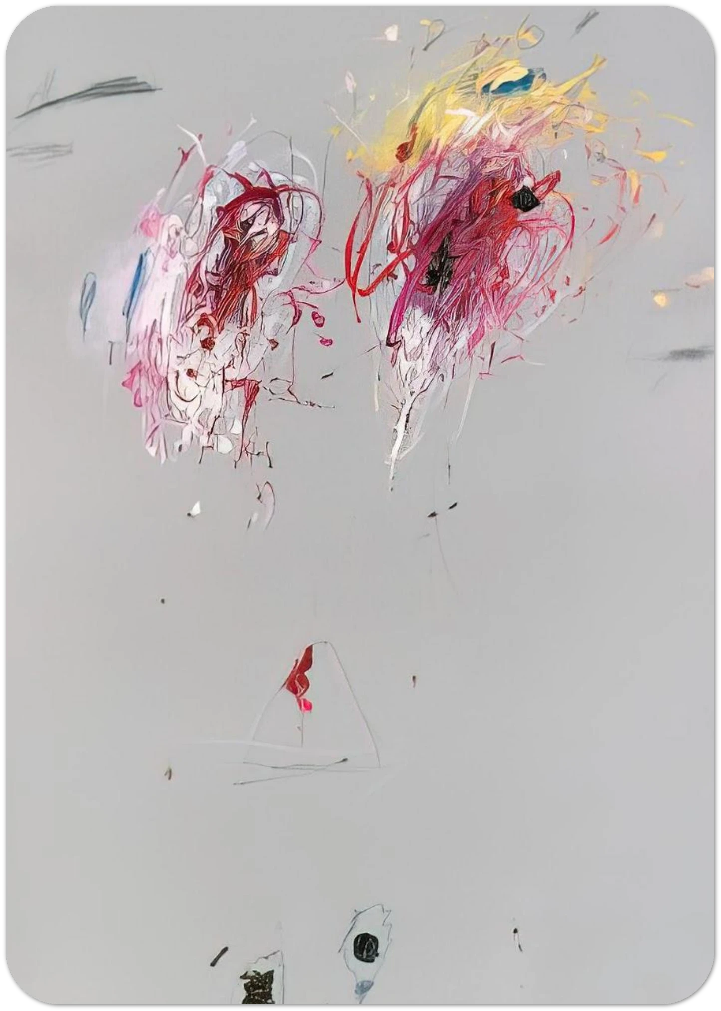 Nine Discourses on Commodus, Part IV By Cy Twombly Pack of 10 Post Cards | Cy Twombly Post Cards | A6 (10.5 x 14.8 cm) - 4.1 x 5.8 inches