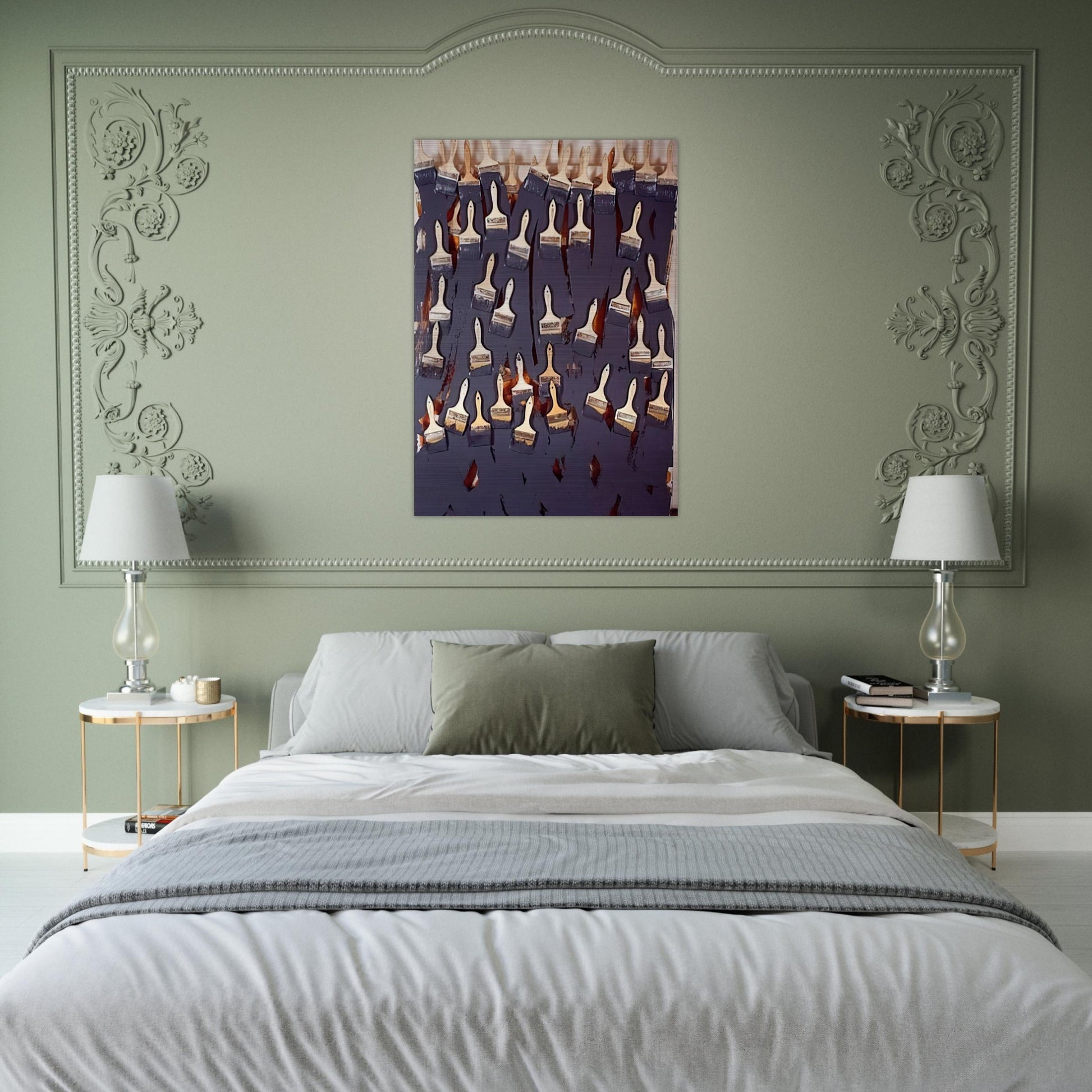 Untitled - 2000 - Arman Brushed Aluminum Print - 70x100 cm / 28x40 inches | Arman Aluminum Print | Arman Prints