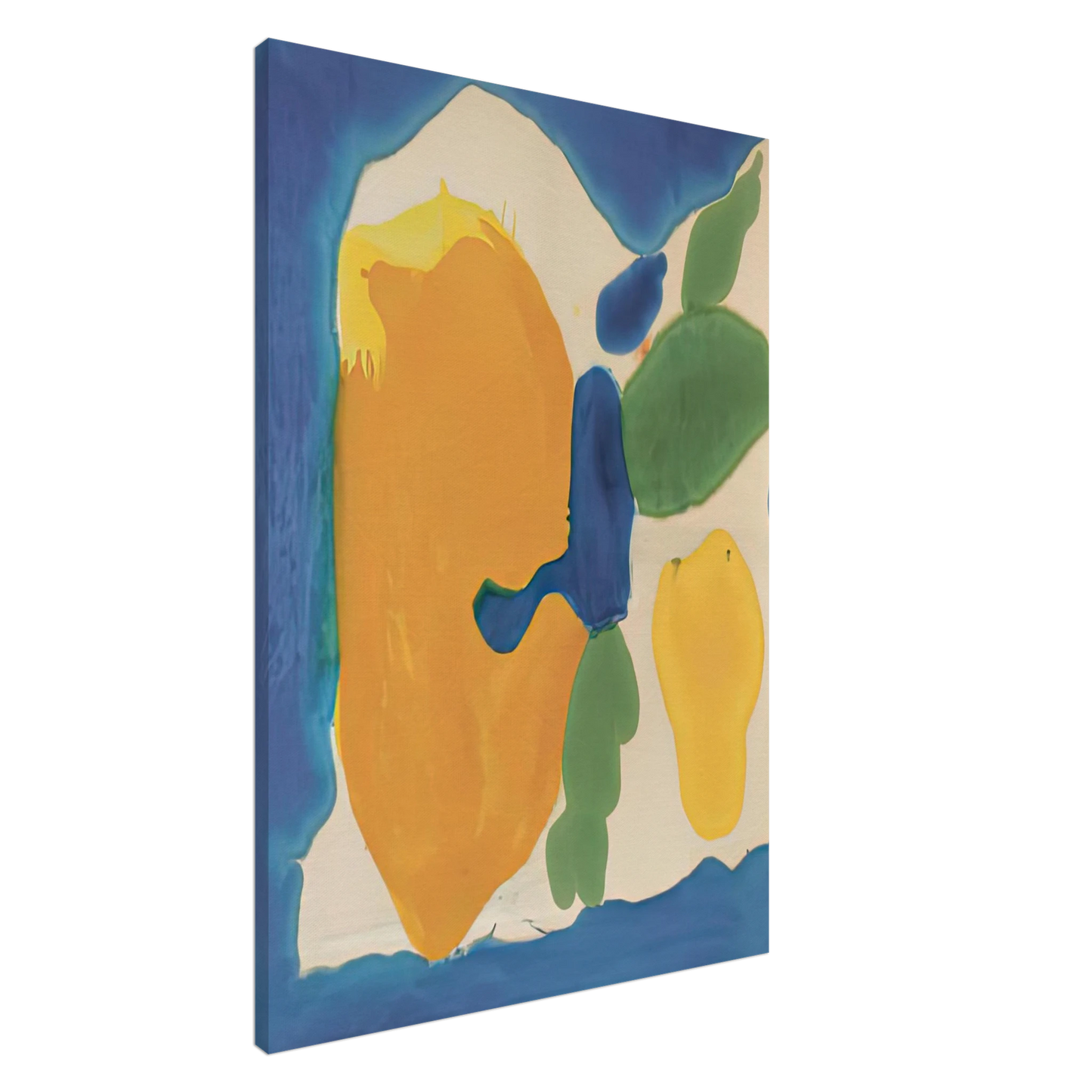 Helen Frankenthaler - Provincetown Window, 1963-64- Wall Art - 21x29.7 cm / 8x12" - Premium Wooden Framed Poster With Fine Art Paper-canvas - Wood frame