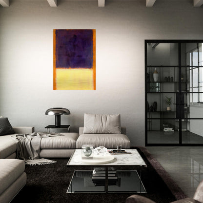 Red, Orange, Tan and Purple - 1954 - Mark Rothko Brushed Aluminum Print - 70x100 cm / 28x40 inches | Mark Rothko Aluminum Print | Mark Rothko Prints