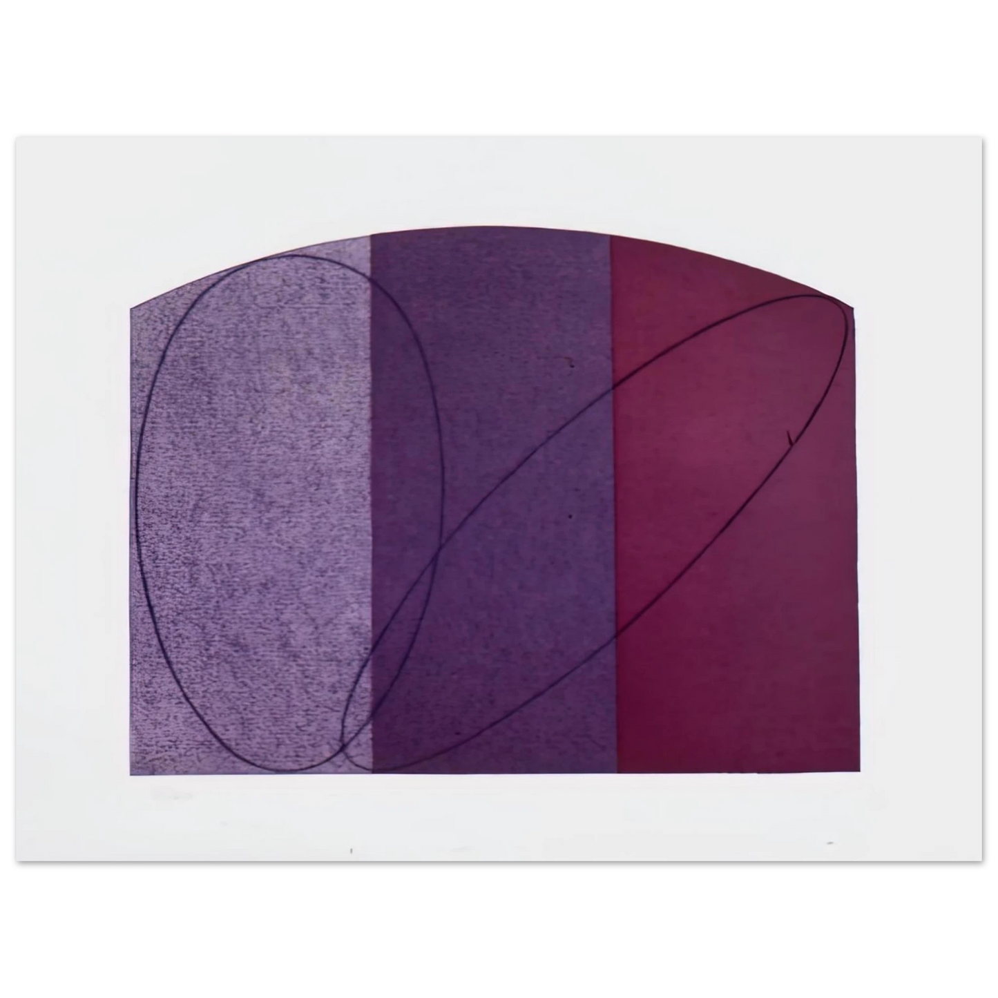 Robert Mangold - UNTITLED FCPA 1995  75x100 cm / 30x40inches Fine Art Poster