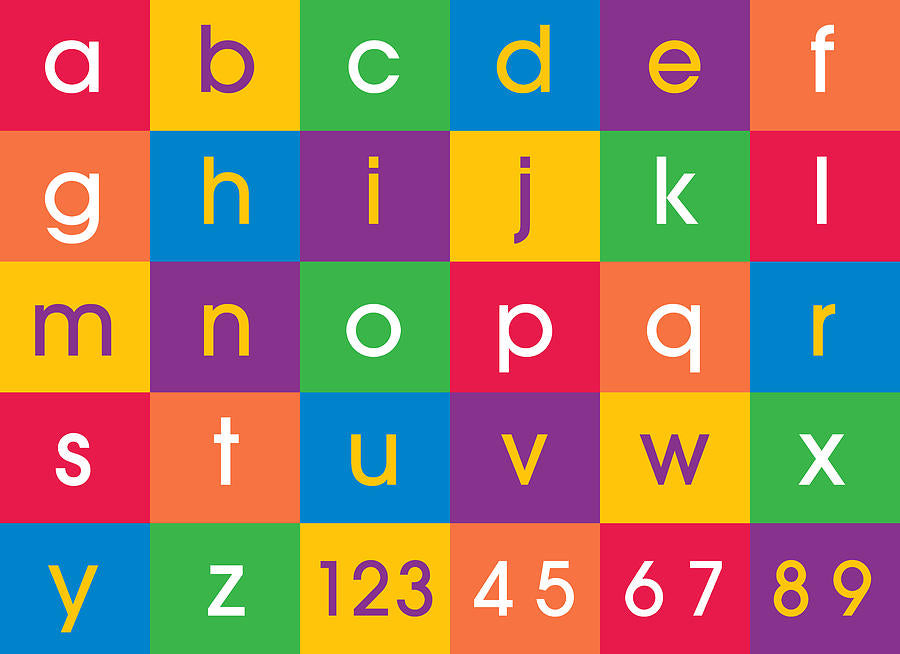 ABC Colors Art Print | RedKalion