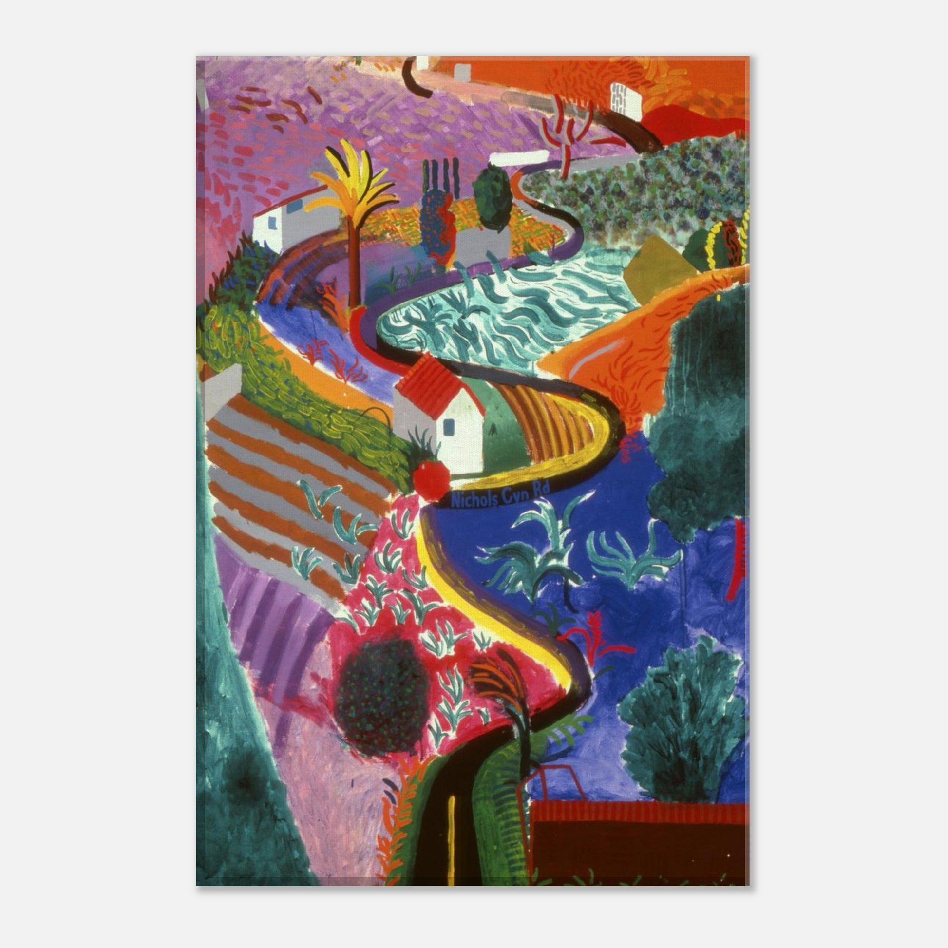 David Hockney Inspired Canvas Trio – Iconic Pop Art Bundle (Set of 3)