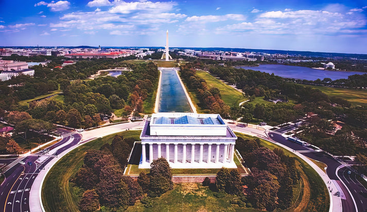 Aerial View of DC Art Print | Premium Fine Art Print | RedKalion