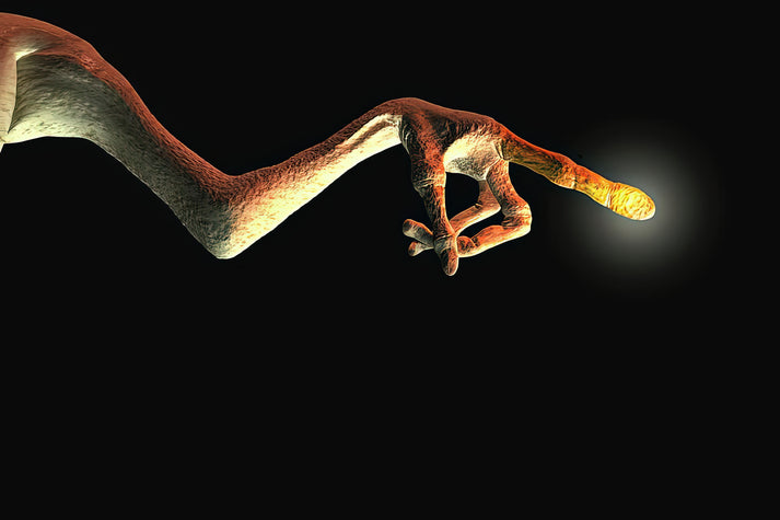 Alien Fingers Art Print | Museum-Quality Fine Art Print | RedKalion