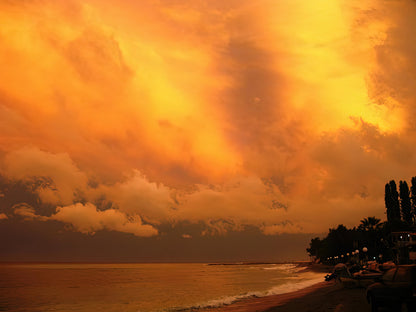 Amber Sky Art Print | Museum-Quality Fine Art Print | RedKalion