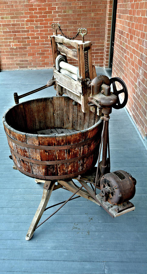 Antique Washing Machine Art Print | Museum-Quality Fine Art Print | RedKalion