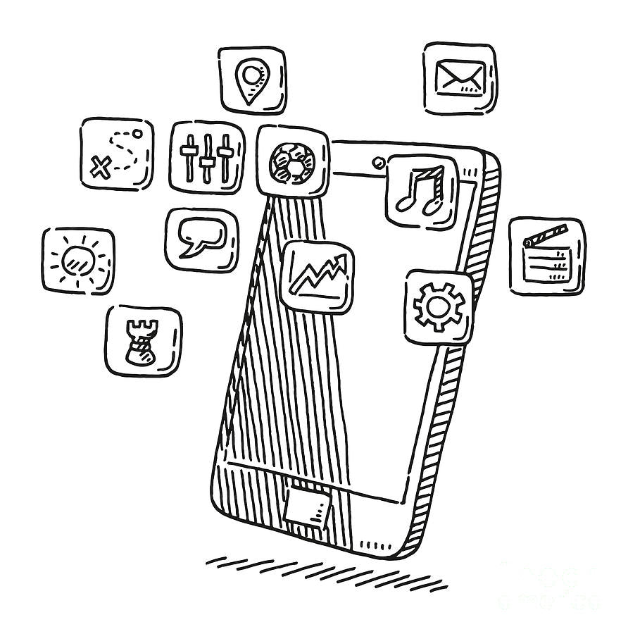 Applications Drawing Art Print: Digital Art & Smartphone Creativity | RedKalion
