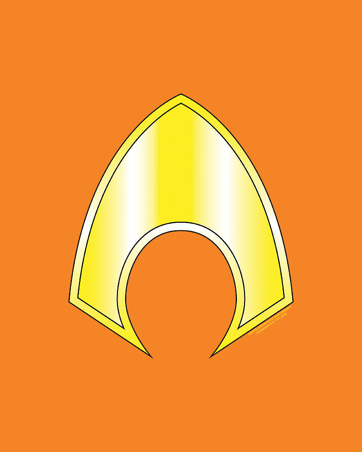 Aquaman Logo Art Print | DC Comics Symbol | RedKalion