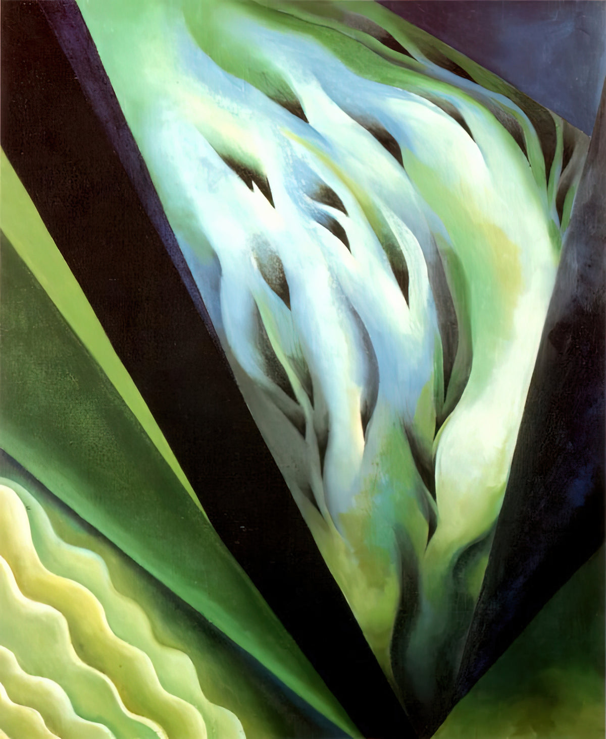 Blue and Green Music Painting | Fine Art Print | RedKalion