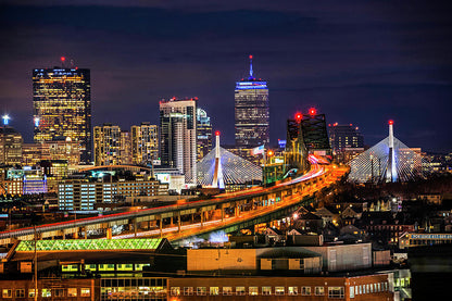 Boston Skyline Art Print | Premium Fine Art Print | RedKalion