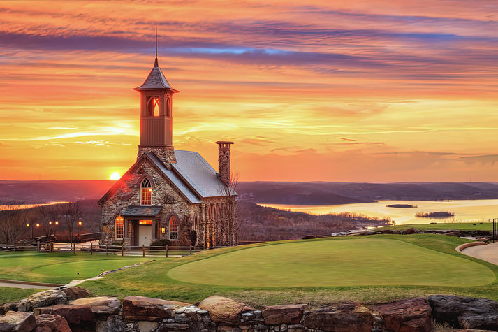 Chapel of the Ozarks Top of the Rock Art Print | RedKalion
