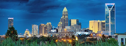 Charlotte City Skyline Art Print | Premium Fine Art Print | RedKalion