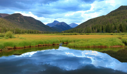 Christmas Meadows Art Print | Fine Art Print of Uinta Mountains | RedKalion