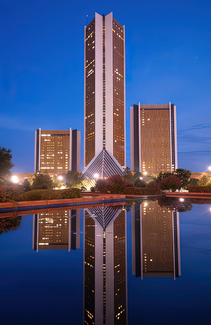 CityPlex Towers Tulsa Art Print | Museum-Quality Fine Art Print | RedKalion