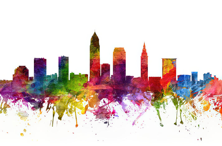Cleveland Art Print | Fine Art Cityscape 06 | RedKalion