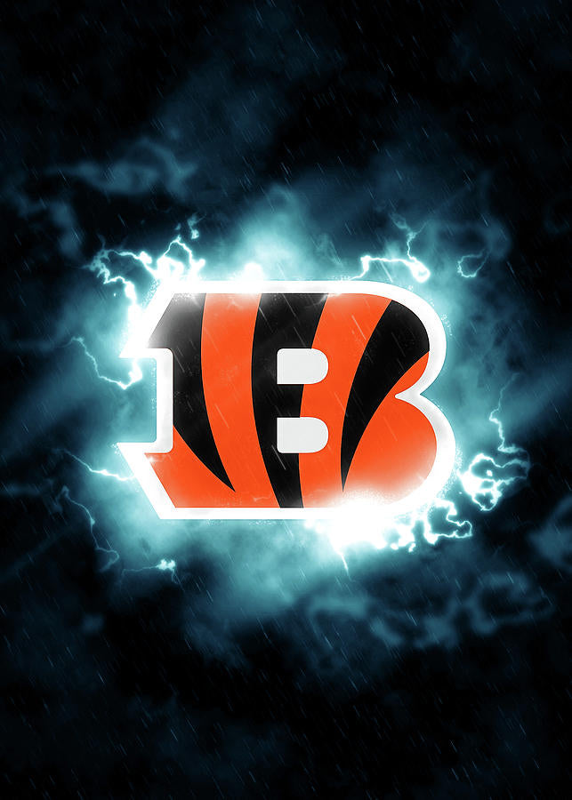 Cool Cincinnati Bengals Logo Art Print | Premium NFL Wall Art | RedKalion