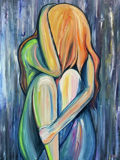 Depression Artwork | Fine Art Print of My Colorful Depression | RedKalion