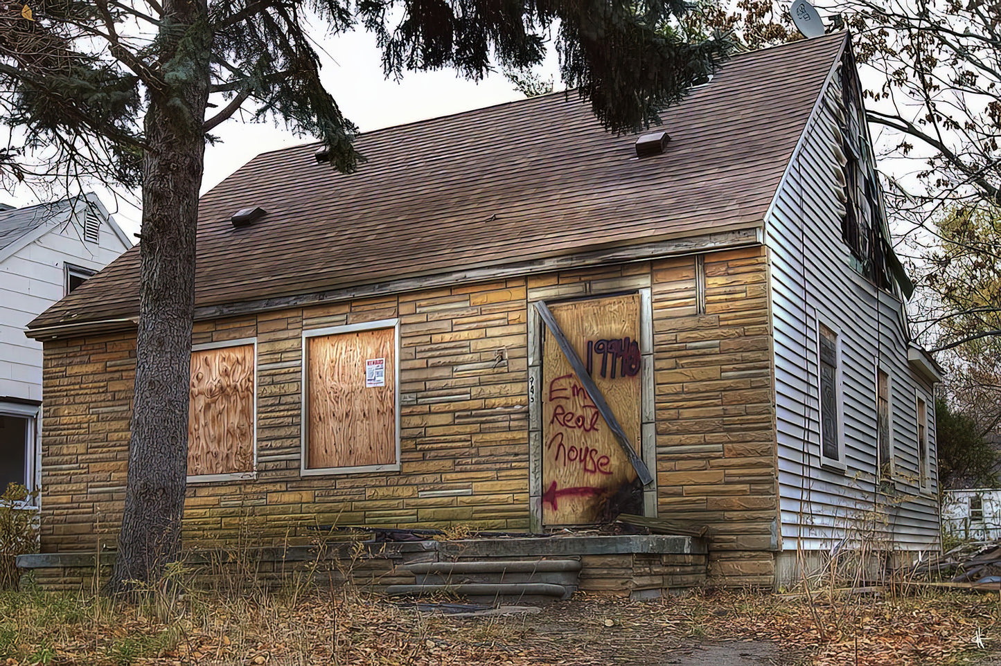 Eminem's Childhood Home Detroit MI Art Print | RedKalion