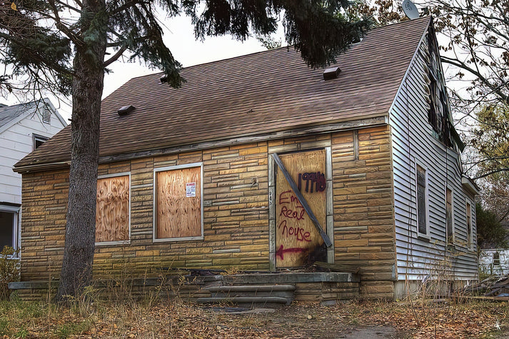 Eminem's Childhood Home Detroit MI Art Print | RedKalion