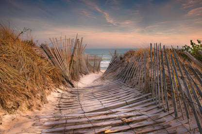Flying Point Beach Path Southampton NY Art Print | RedKalion