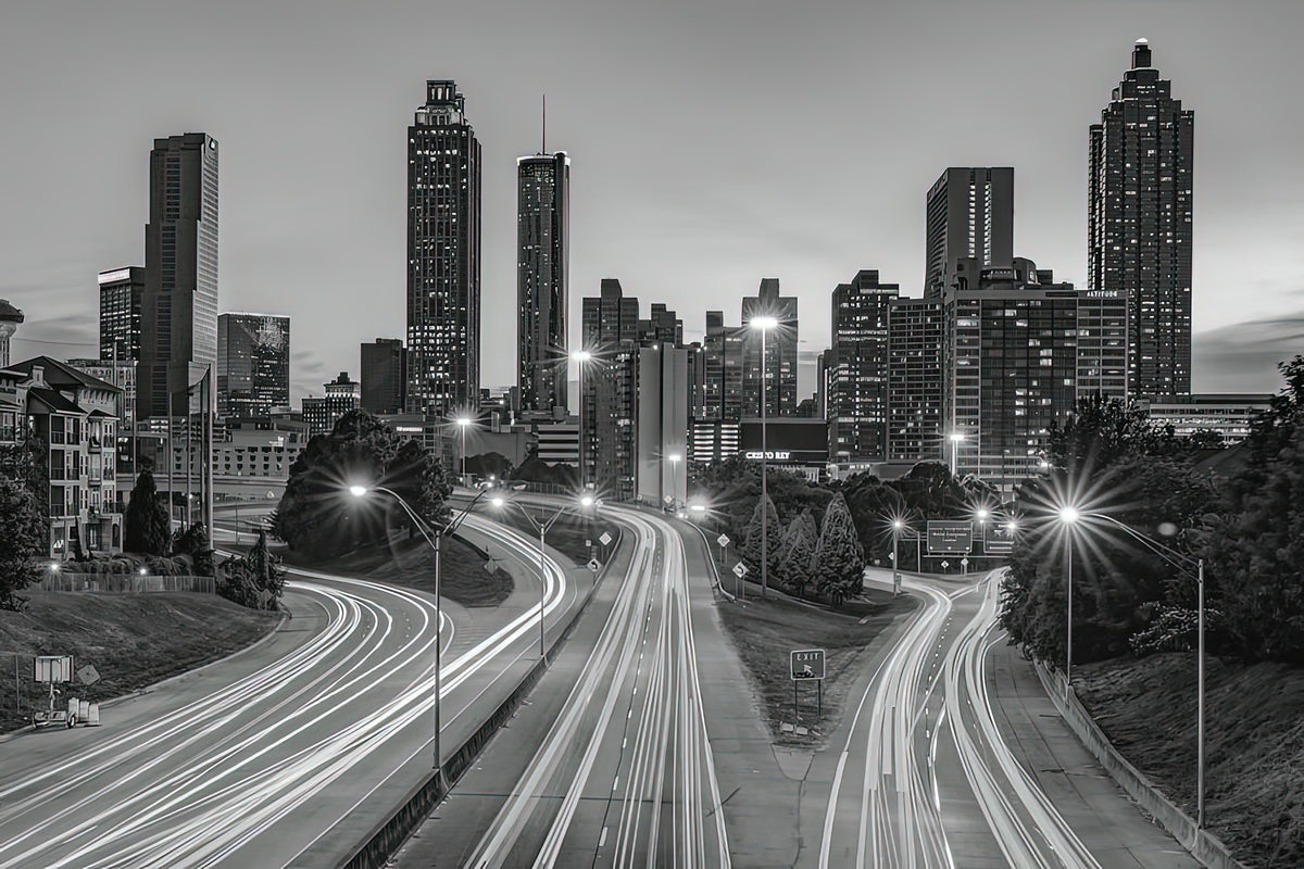 Jackson Street Bridge Photos | Atlanta Skyline Fine Art Print | RedKalion