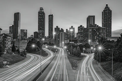 Jackson Street Bridge Photos | Atlanta Skyline Fine Art Print | RedKalion