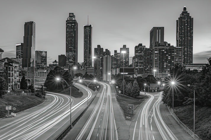 Jackson Street Bridge Photos | Atlanta Skyline Fine Art Print | RedKalion