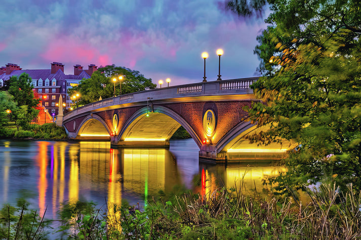 John W. Weeks Footbridge Art Print | Fine Art Print of Cambridge Landmark | RedKalion