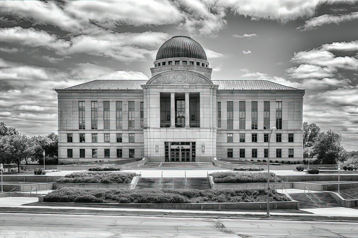 Judicial Branch Building Art Print | Architectural Fine Art Print | RedKalion