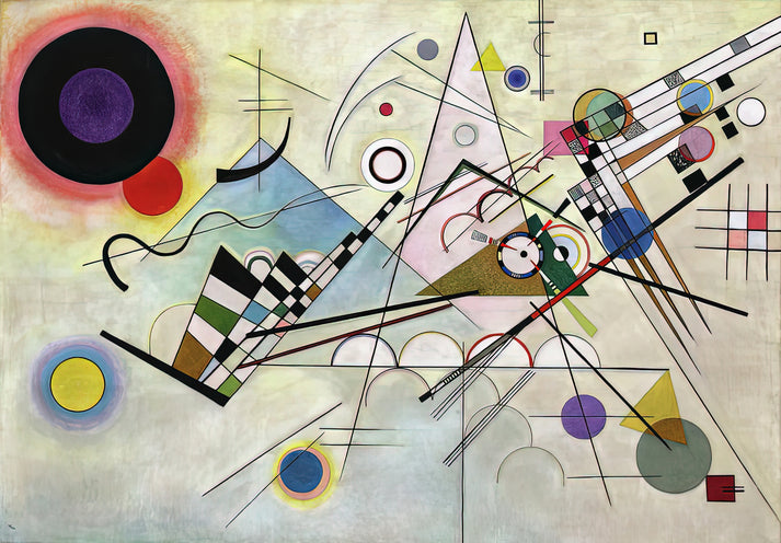 Kandinsky Composition 8 Art Print | Museum-Quality Fine Art Print | RedKalion