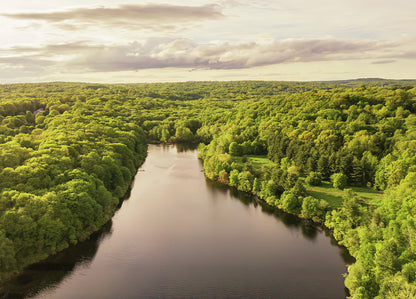 Lake Mohegan, Fairfield, CT Art Print | RedKalion