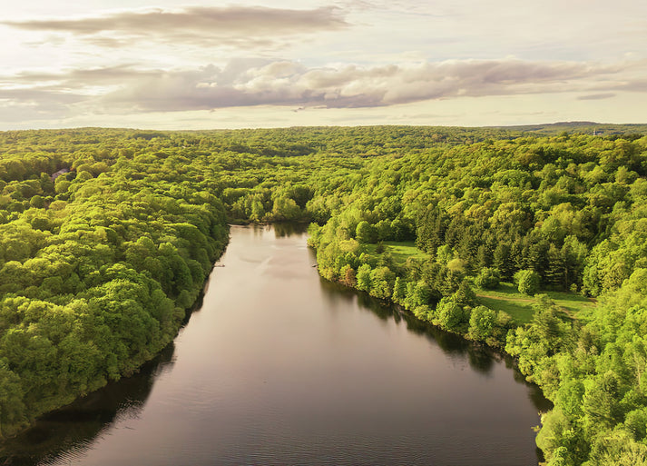 Lake Mohegan, Fairfield, CT Art Print | RedKalion