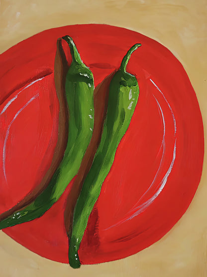 Laurie MacMurray Peppers Art Print | RedKalion