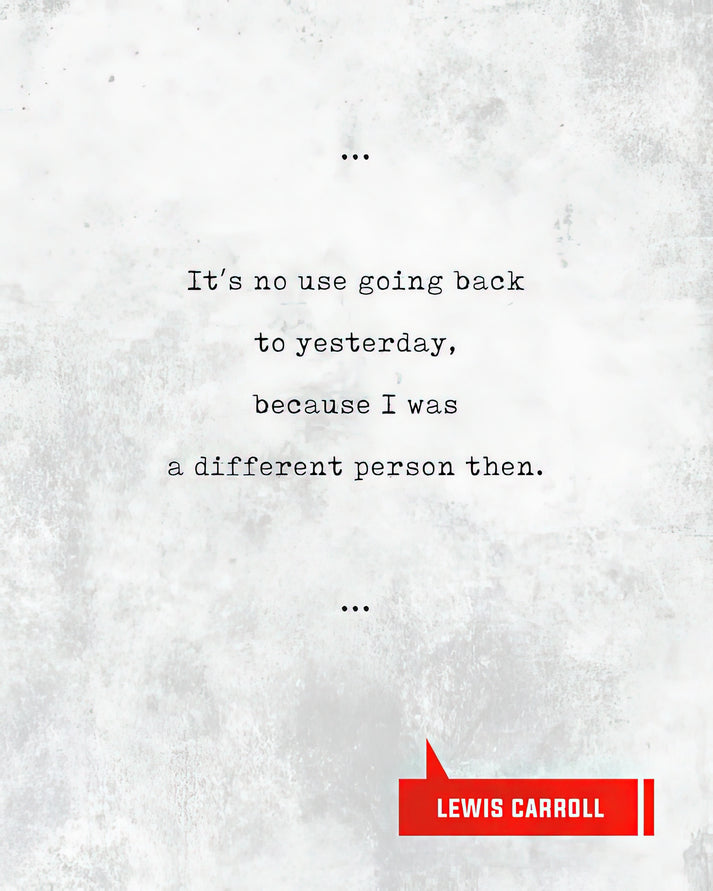 Lewis Carroll Quotes Art Print | Literary Fine Art Print | RedKalion