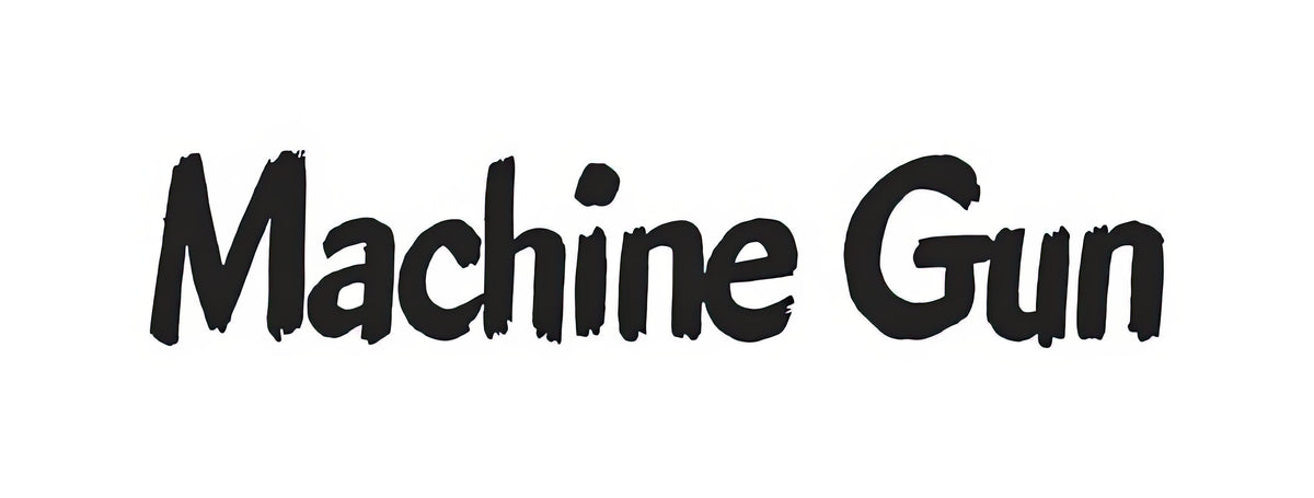Machine Gun Drawing Art Print | Premium Fine Art Print | RedKalion