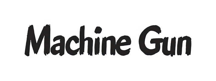 Machine Gun Drawing Art Print | Premium Fine Art Print | RedKalion
