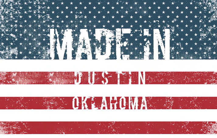 Made in Dustin, Oklahoma Art Print | Fine Art Print | RedKalion