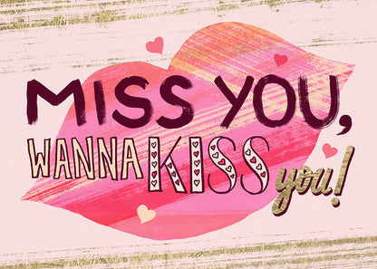 Miss You I Just Wanna Kiss You Fine Art Print | RedKalion