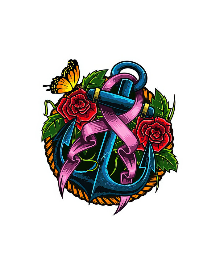 Mister Breast Art Print | Breast Cancer Awareness Pink Ribbon | RedKalion